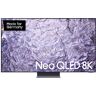 Samsung GQ75QN800CTXZG QLED-TV 189 cm 75 inch Energielabel G (A - G) 8K, CI+*, DVB-C, DVB-S2, DVB-T2 HD, QLED, Smart TV, WiFi Titaanzwart, Carbon, Zilver