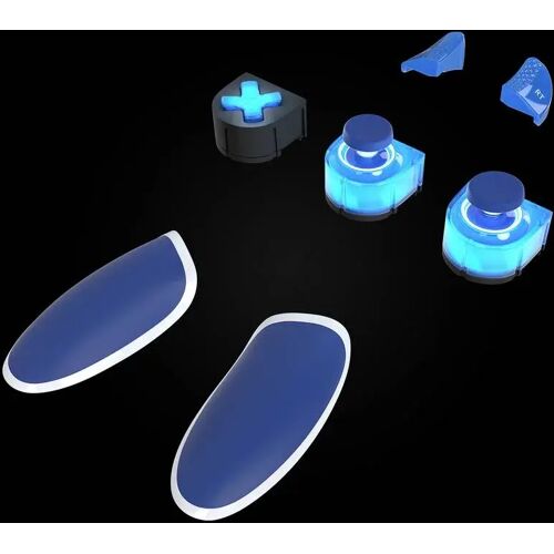 Thrustmaster eSwap X LED Blue Crystal Pack Extra set PC, Xbox One, Xbox One S, Xbox Series X Blauw