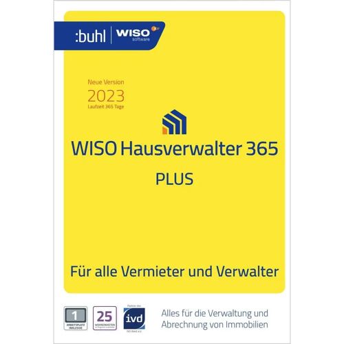 WISO Hausverwalter 365 Plus Licentie voor 1 jaar, 1 licentie Windows Financiële software