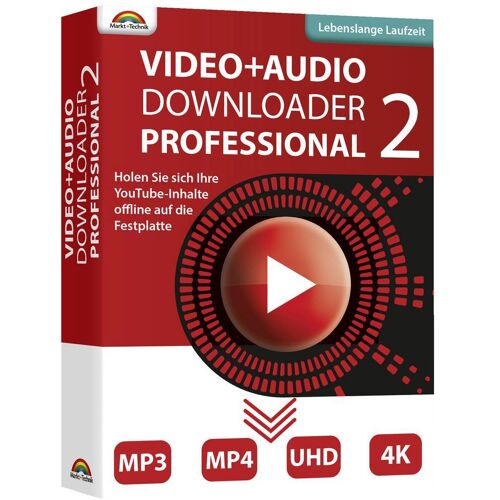 Markt & Technik Video und Audio Downloader Pro 2 Windows Multimediasoftware