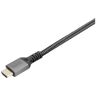 Digitus DB-330200-030-S HDMI-kabel HDMI Aansluitkabel HDMI-A-stekker 3 m Zwart Aluminium-stekker, Audio Return Channel (ARC), Afgeschermd (dubbel), Afgeschermd