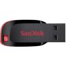 SanDisk Cruzer® Blade™ USB-stick 128 GB Zwart SDCZ50-128G-B35 USB 2.0