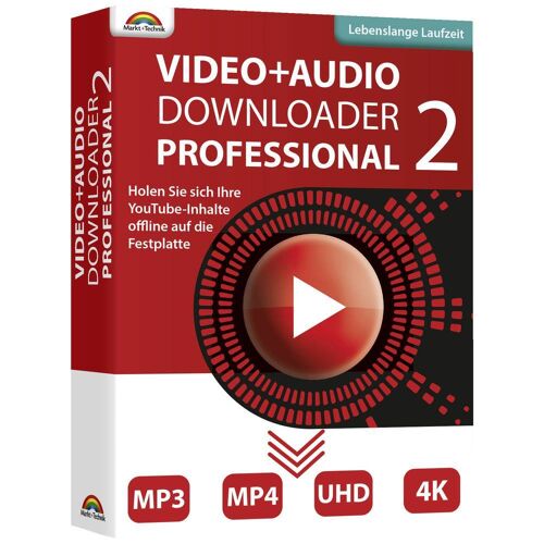 Markt & Technik Video und Audio Downloader Pro 2 Windows Multimediasoftware