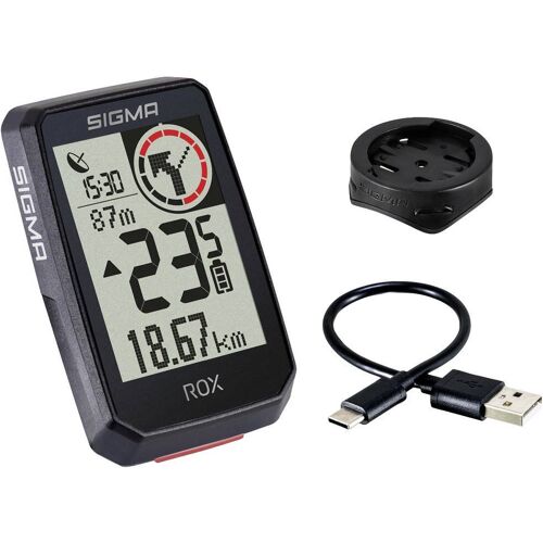 Sigma ROX 2.0 Fietsnavigatie Fietsen GPS, GLONASS, Spatwaterdicht