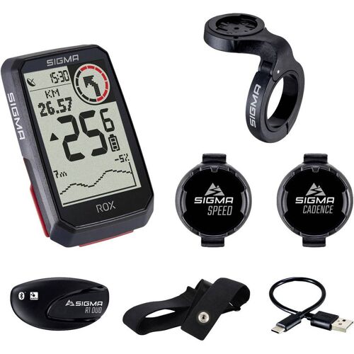 Sigma ROX 4.0 Fietsnavigatie Fietsen GPS, GLONASS, Spatwaterdicht