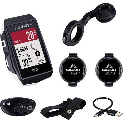 Sigma ROX 11.1 EVO Fietsnavigatie Fietsen GPS, GLONASS, Spatwaterdicht