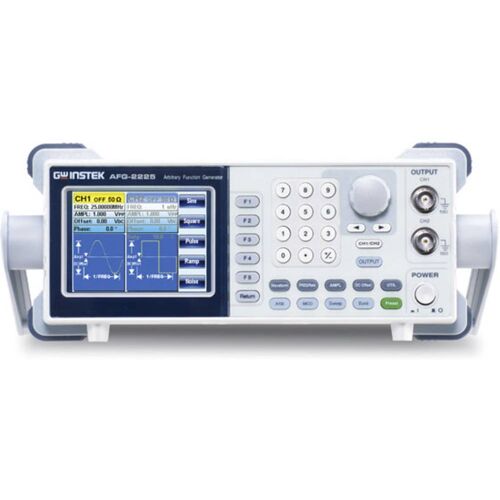 GW Instek AFG-2225 Functiegenerator 0.1 Hz - 25 MHz 2-kanaals Arbitrair, Sinus, Blok, Ruis, Driehoek