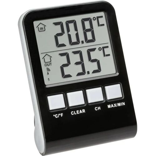 TFA Dostmann Palma Zwembadthermometer Zwart