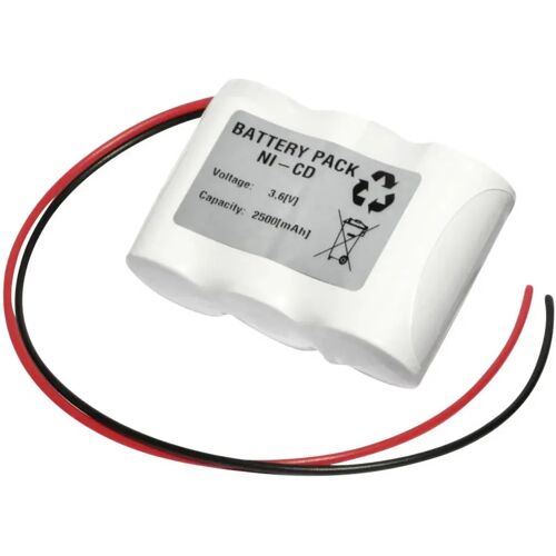 Emmerich 36C2500R Accu voor noodverlichting Kabel 3.6 V 2500 mAh