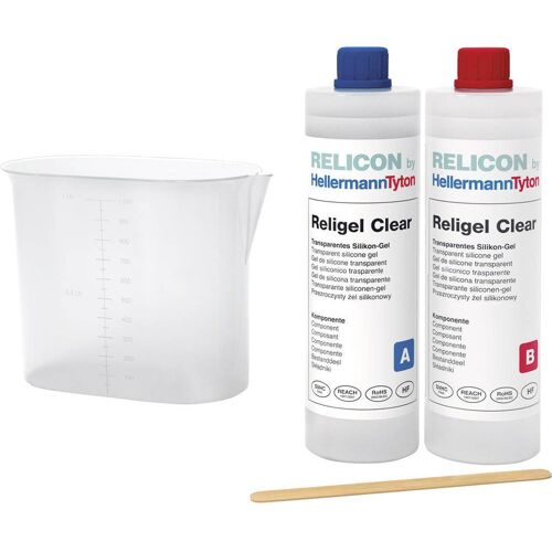 HellermannTyton 435-00754 Religel Clear 1000-SIG-CL Tweecomponenten gel Inhoud: 1 stuk(s)