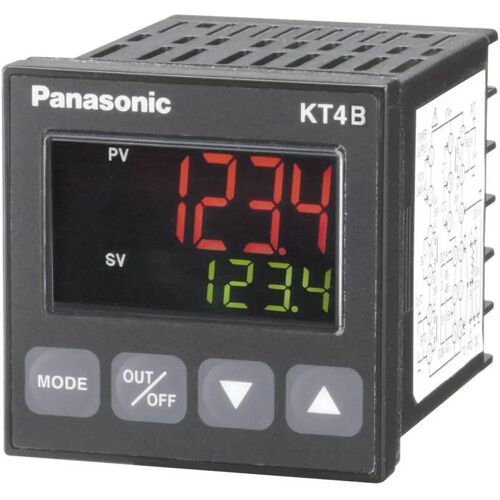 Panasonic AKT4B113100 Temperatuurregelaar K, J, R, S, B, E, T, N, PL-II, C, Pt100, Pt100 -200 tot +1820 °C Analoge stroom (l x b x h) 56 x 48 x 48 mm