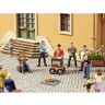 NOCH 12955 N Optredens van straatmuzikanten figuren Kant-en-klare module, Scène met geluid