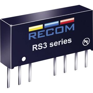 RECOM RS3-1205D DC/DC-converter, print 12 V/DC 5 V/DC, -5 V/DC 300 mA 3 W Aantal uitgangen: 2 x Inhoud 1 stuk(s)