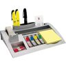 Post-it Desk Organizer C50 7000062207 Tafelorganizer Zilver (metallic) Aantal vakken: 7