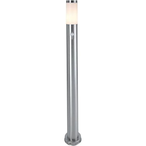 Deko Light 730032 Nova Motion Staande buitenlamp met bewegingsmelder E27 RVS