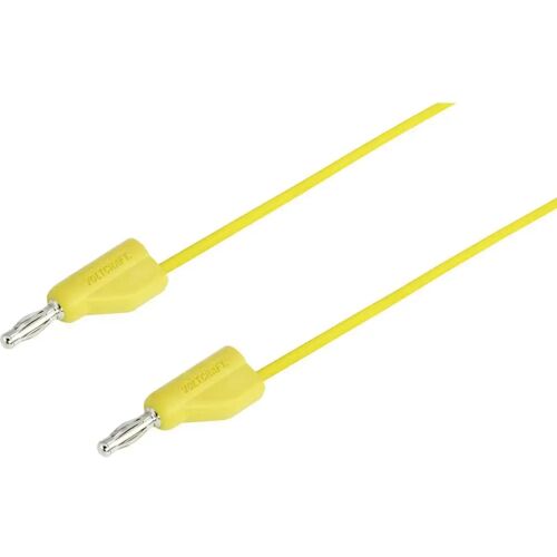 VOLTCRAFT MSB-300 Meetsnoer [Banaanstekker 4 mm - Banaanstekker 4 mm] 2.00 m Geel 1 stuk(s)