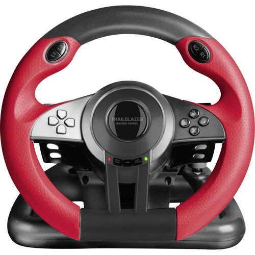 SpeedLink TRAILBLAZER Racing Wheel Stuur USB PlayStation 3, PlayStation 4, PlayStation 4 Slim, PlayStation 4 Pro, PC, Xbox One, Xbox One S Rood/zwart Incl.