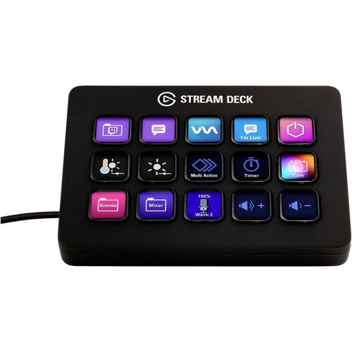 Elgato Stream Deck MK.2 Console voor streaming, foto-en videobewerking Kabelgebonden Zonder (besturing via computer) Zwart Verlicht, Display