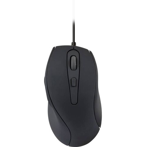 SpeedLink Axon Silent Ergonomische muis USB Optisch Zwart 5 Toetsen 2400 dpi Ergonomisch