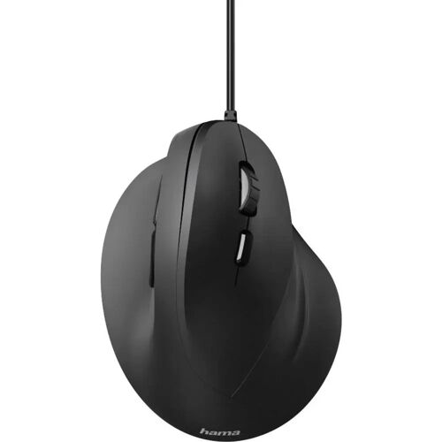 Hama Ergonomische muis USB Optisch Zwart 6 Toetsen 1000 dpi, 1400 dpi, 1800 dpi Ergonomisch