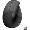 Logitech Lift Left Vertical Ergonomic Mouse Ergonomische muis Bluetooth, Radiografisch Optisch Graphite 6 Toetsen 4000 dpi Ergonomisch