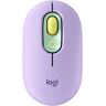 Logitech POP Muis Bluetooth Optisch Violet, Munt, Geel 4 Toetsen 4000 dpi Easy Switch 3 apparaten, Geluidsarme toetsen, Geïntegreerd scrollwiel