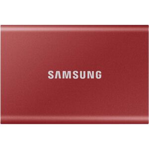 Samsung Portable T7 2 TB Externe SSD harde schijf USB 3.2 Gen 2 Rood MU-PC2T0R/WW