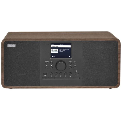 Imperial DABMAN i205 CD Internetradio met CD-speler Internet, DAB+, VHF (FM) USB, WiFi, LAN, CD, Internetradio Hout