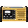 Sangean Survivor DAB Outdoorradio DAB+, VHF (FM) Noodradio Accu laadfunctie, Zaklamp, Oplaadbaar, Handslinger, Zonnepaneel Geel