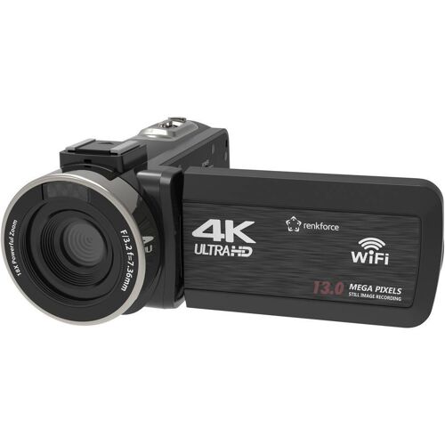 Renkforce RF-5798910 Camcorder 7.6 cm 3 inch 13 Mpix Zwart