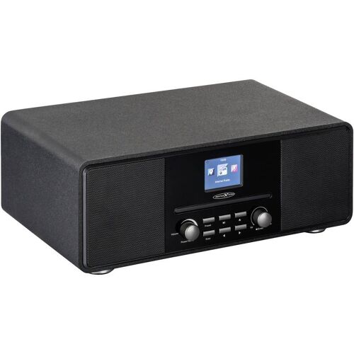 Reflexion HRA19INT/BK Internetradio DAB+, VHF (FM), Internet AUX, Bluetooth, CD, Internetradio Zwart