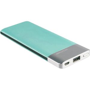 RealPower PB-5500 Powerbank 5500 mAh LiPo Zilver, Groen