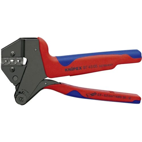 Knipex KNIPEX 97 43 05 Krimptang Ongeïsoleerde open connectoren 0.5 tot 6 mm²