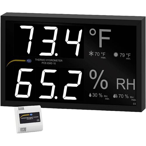 PCE Instruments PCE-EMD 10 PCE-EMD 10 Inbouwmeter 0 tot 99.9 % Hrel