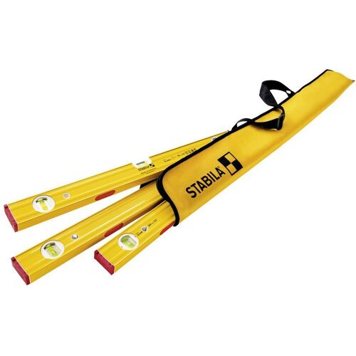 Stabila PRO SET 80 ASM 19716 Waterpasset 30 cm, 60 cm, 120 cm 0.5 mm/m