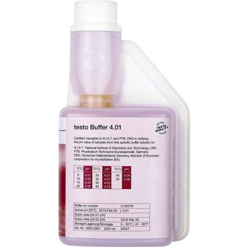 Testo Testo pH-bufferoplossing 250 ml