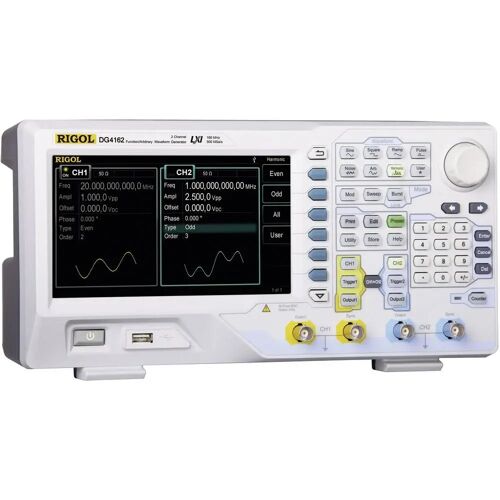 Rigol DG4062 Functiegenerator 0.000001 Hz - 60 MHz 2-kanaals Sinus, Blok, Puls, Ruis, Arbitrair, Driehoek