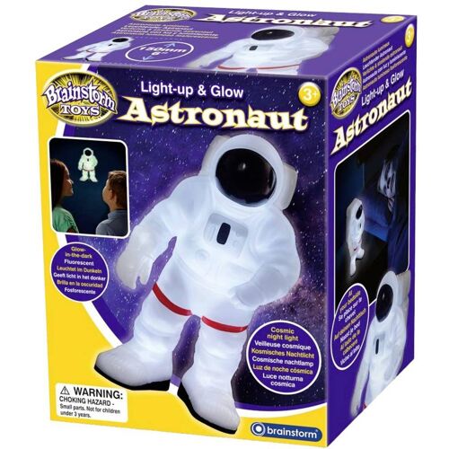 Brainstorm 362050 Light-up & Glow Astronaut Astronomie Kant-en-klaar vanaf 6 jaar