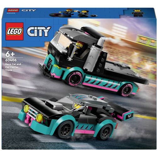 LEGO® CITY 60406 Autotransporter met racewagen