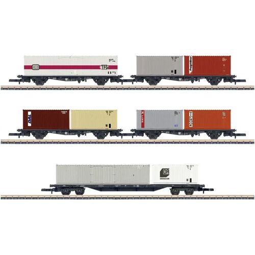 Märklin 82664 Z set van 5 wagons containertransport, MHI