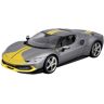 Bburago Ferrari R&P 296GTB Assetto Fiorano, grau/gelb 1:18 Auto