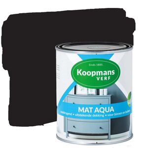 Koopmans Watergedragen Lak - Zwart - 0,75 Liter