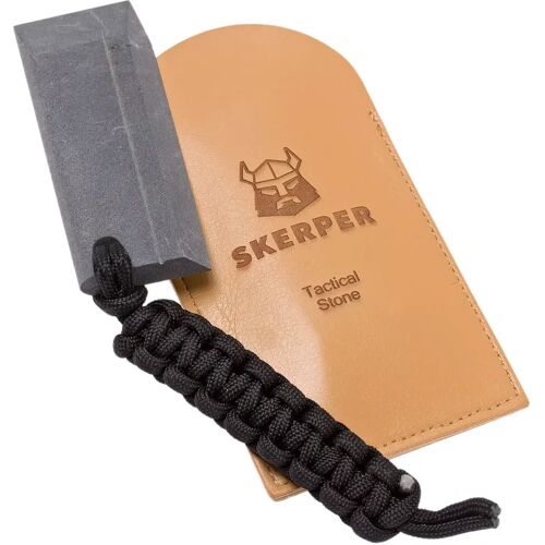 Skerper Arkansas tactische pocketslijpsteen NATA01, Hard Black Arkansas