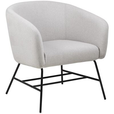 Fauteuil stof licht grijs Fauteuil stof licht grijs