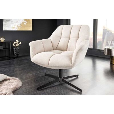 Moderne fauteuil beige hoogte verstelbaar Moderne fauteuil beige hoogte verstelbaar