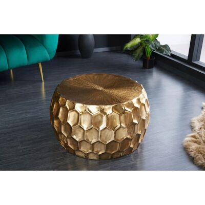 Salontafel aluminium goud 70 cm Salontafel aluminium goud 70 cm