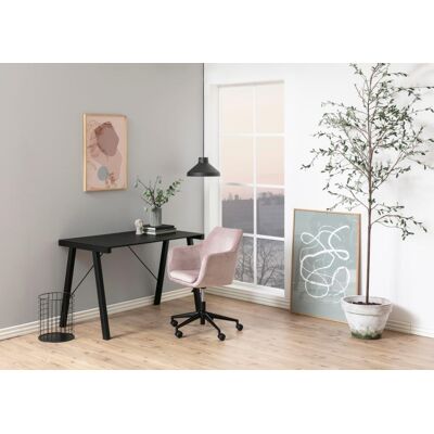 Actona Typhoon Zwart Glazen Bureau - 125x65 cm Actona Typhoon Zwart Glazen Bureau - 125x65 cm