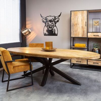 Qnus Wonen Ovale Eettafel - Eettafel Qnus Wonen Ovale Eettafel - Eettafel