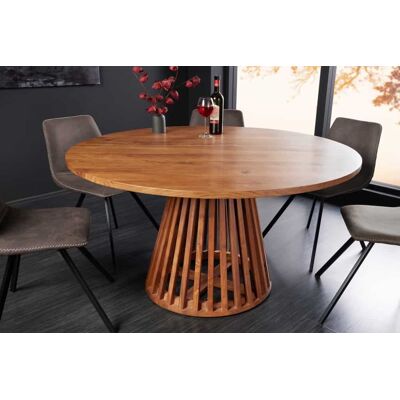 ronde eetkamertafel massief acaciahout 130 cm ronde eetkamertafel massief acaciahout 130 cm