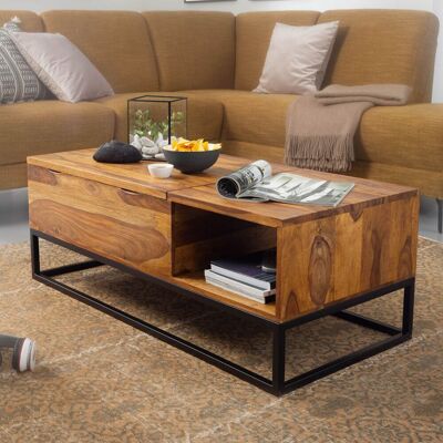 Wohnling Salontafel met lift sheesham 110 cm Wohnling Salontafel met lift sheesham 110 cm